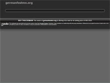 Tablet Screenshot of germanfestmn.org